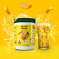 Instant Fruit Drink Mix - Natural Mango Powder, 50% Less Sugar, With 8 Vitamins & Minerals