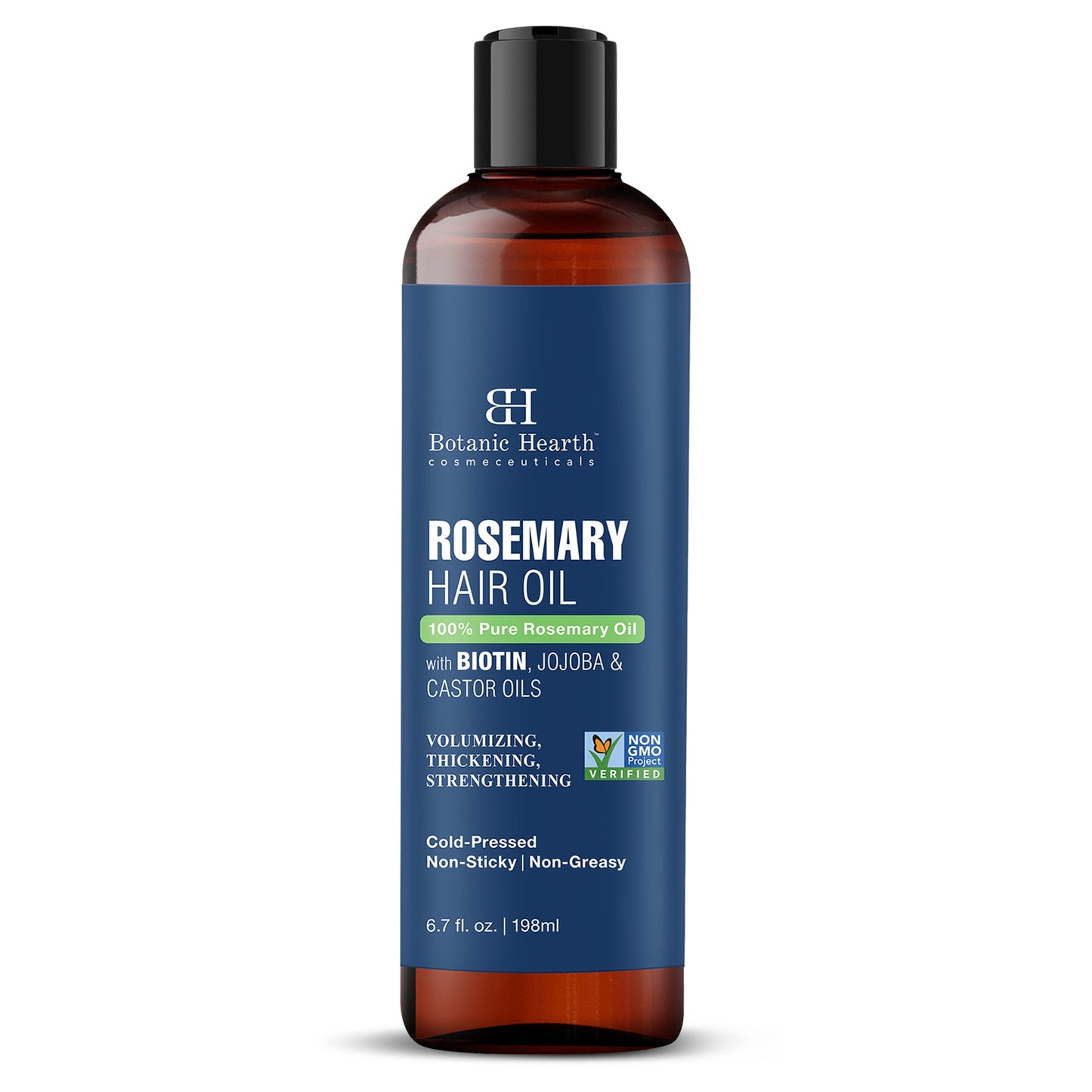 100% Pure Rosemary Oil For Hair Growth Infused With Biotin - 198ml