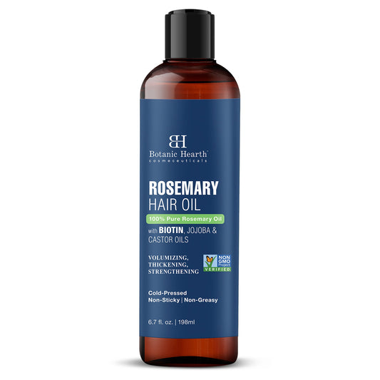 100% Pure Rosemary Oil For Hair Growth Infused With Biotin - 198ml