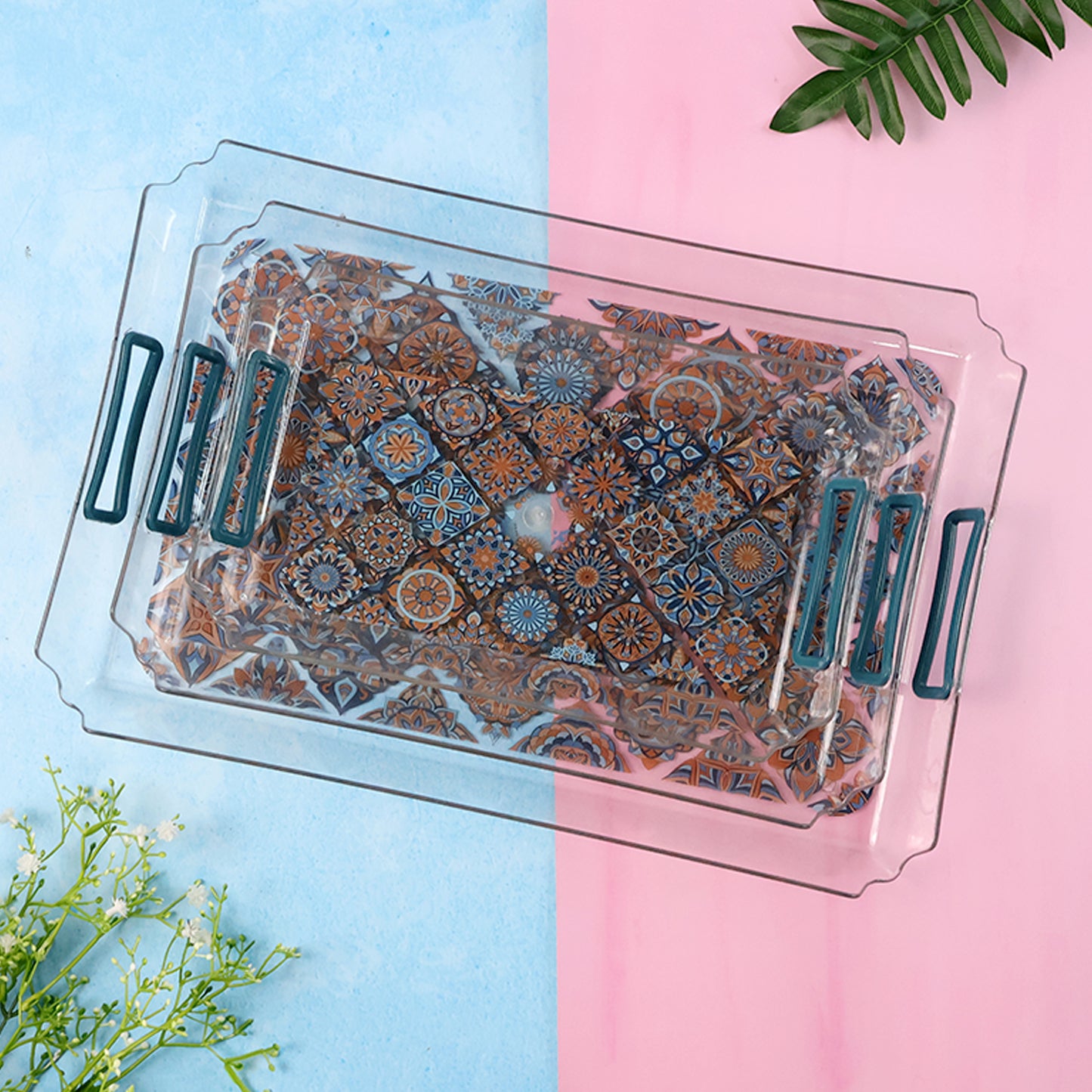 Supermom 3-piece Multipurpose Serving Tray - (3 Pc  Set)