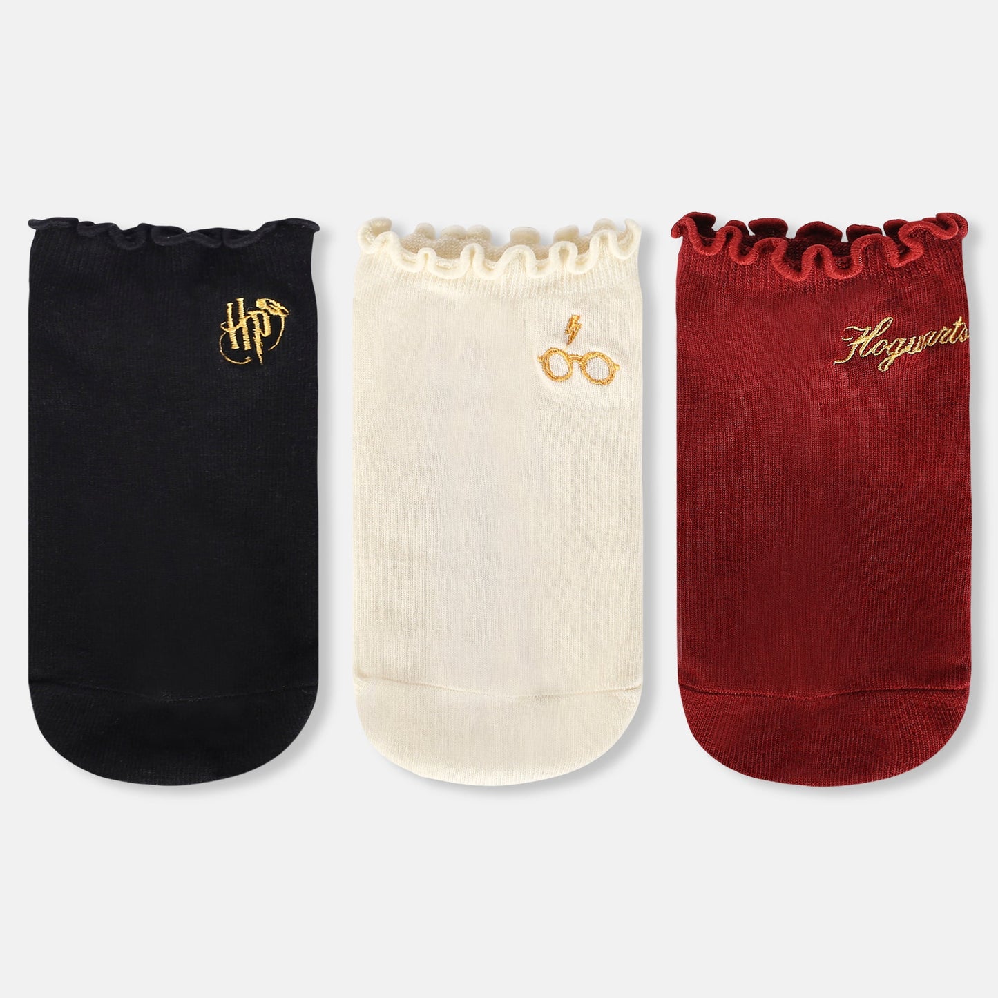 Women’s Harry Potter Themed Frilled Ankle Socks