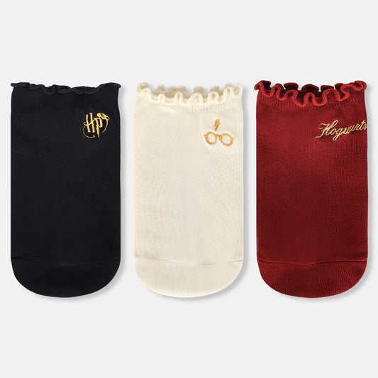 Women’s Harry Potter Themed Frilled Ankle Socks