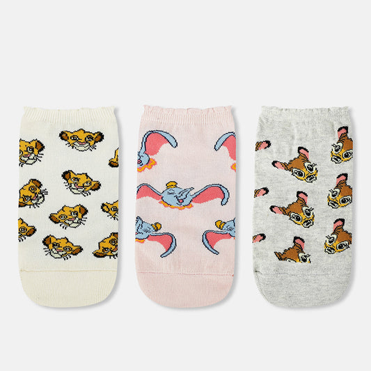 Women’s Disney Animals Printed Ankle Socks