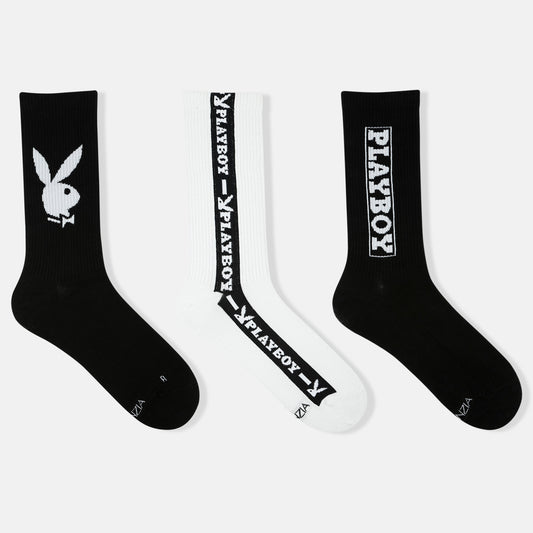 Men’s Playboy Themed Crew Socks