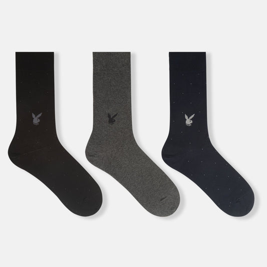 Men's Playboy Themed Crew Socks