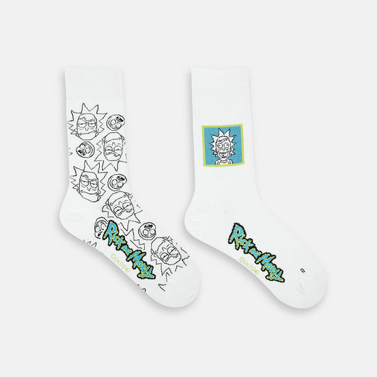 Men’s Rick and Morty Themed Crew Socks