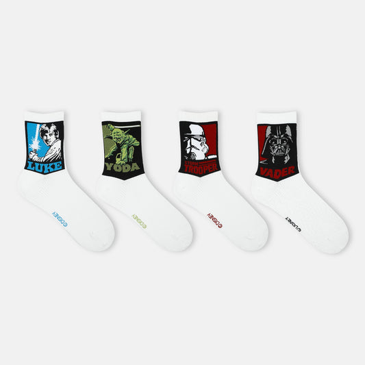 Men’s Star Wars Themed High Ankle Socks