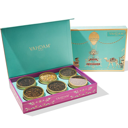 The India Tea Carnival Gift Set, 6 Teas