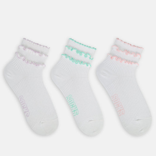 Women’s Frilled High Ankle Socks