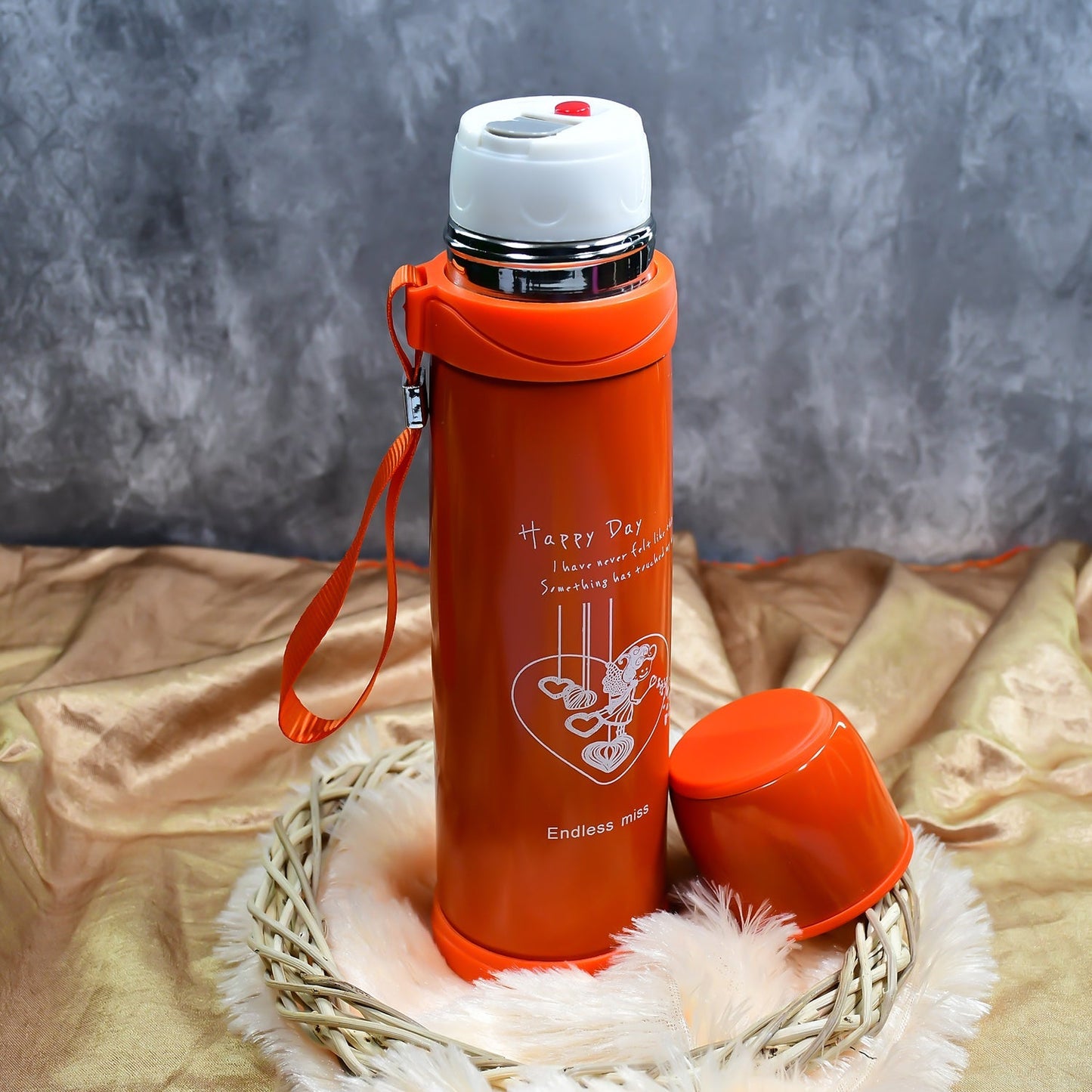 Stainless Steel Mix Bottle for Water & Beverages (1 Pc)