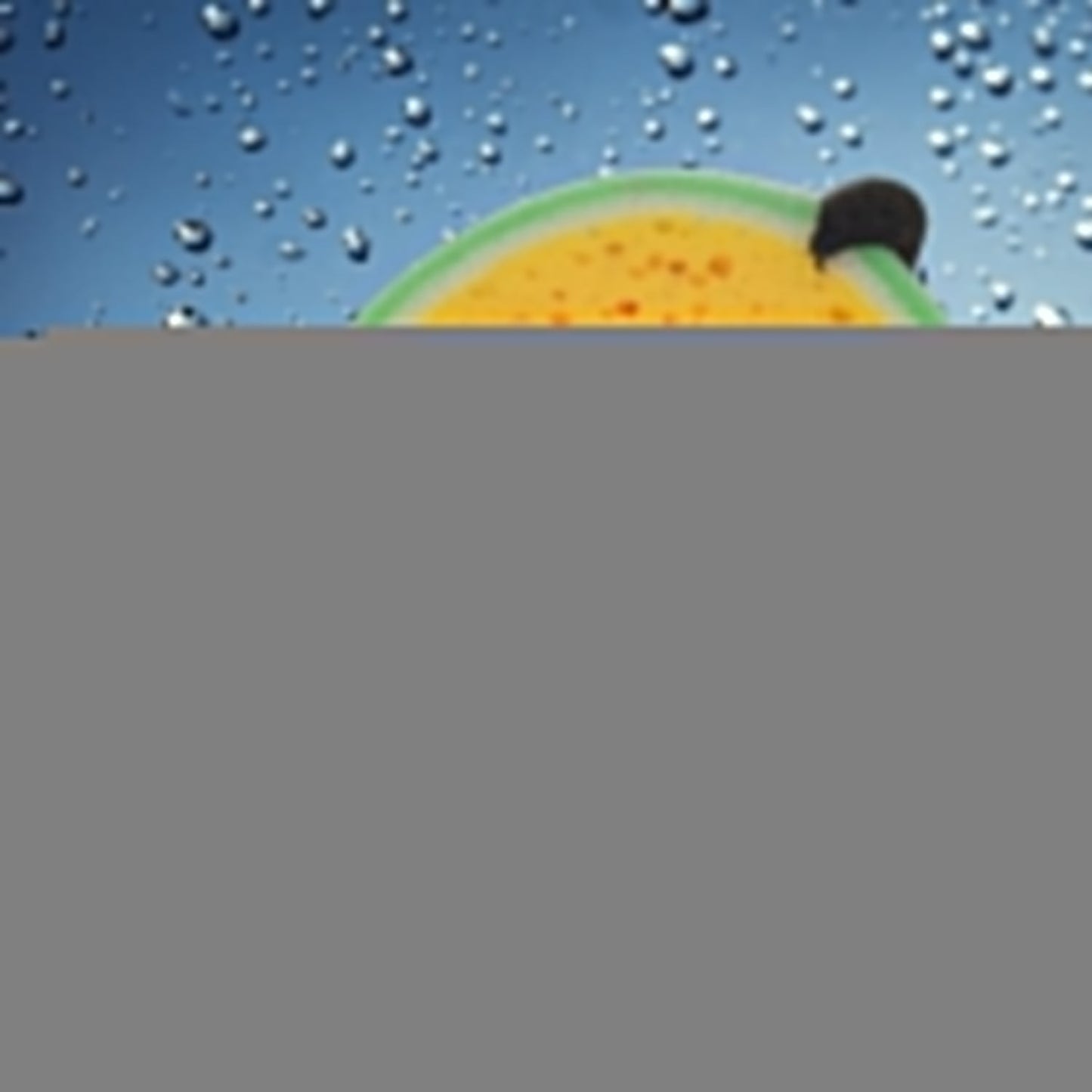 Soft mango-shaped dish sponge for kitchen and bath use