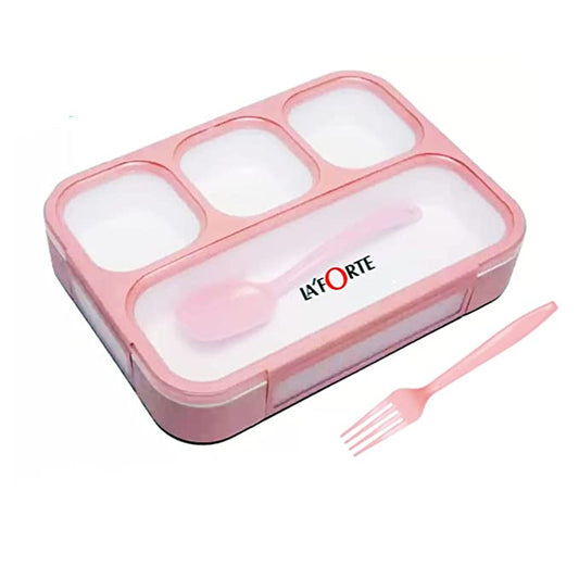 La' Forte Leak Proof Lunch Box,1000ml Box BPA Free (Color supply as per availability)
