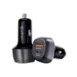 pTron Bullet Zip Mini 52.5W Car Charger (Black)