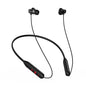pTron  Tangent Eon In-Ear Neckband with Mic, 14Hrs Playtime, SafeBeats Design Ear Health & Comfort, Bluetooth 5.3, Dual Device Pairing & Type-C Fast Charging & IPX5 (Black)