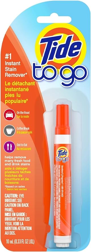 Tide Stain Remover for Clothes, To Go Pen, Instant Spot Remover