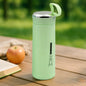 outdoor sport water bottle 400ml leak proof BPA-free for travel cold and hot water glass water bottle with daily water intake for gym and children (MOQ :-50 pc)