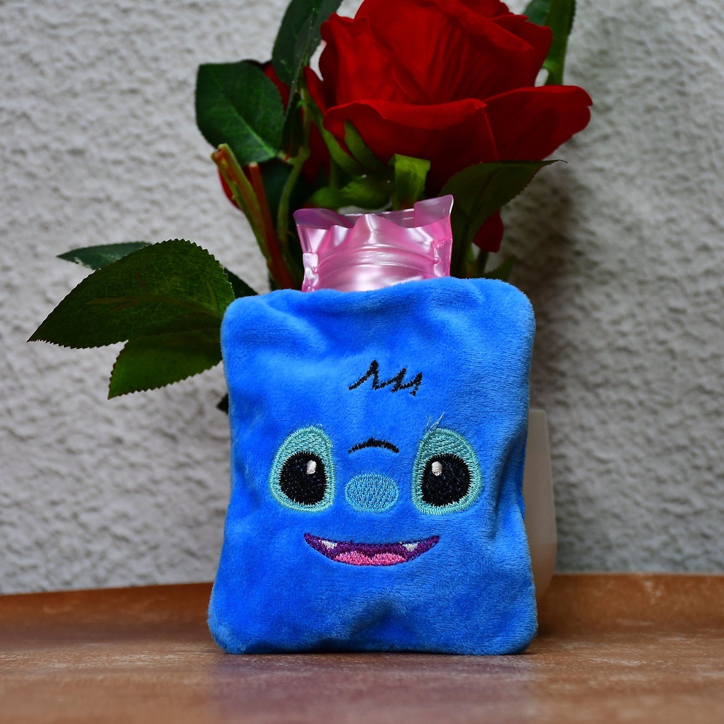 Blue Smiley Hot Water Bag