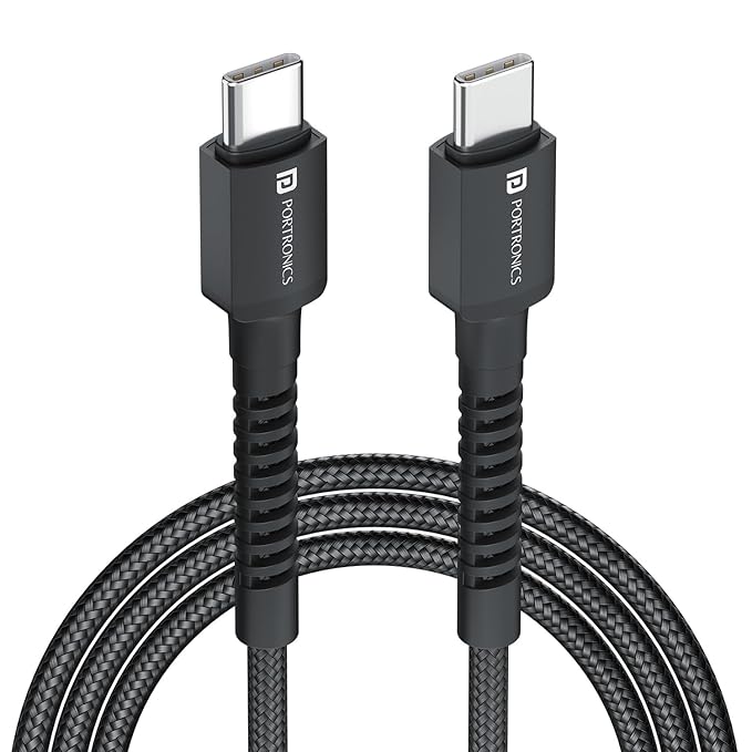 Portronics Konnect X 60W Type C to Type C