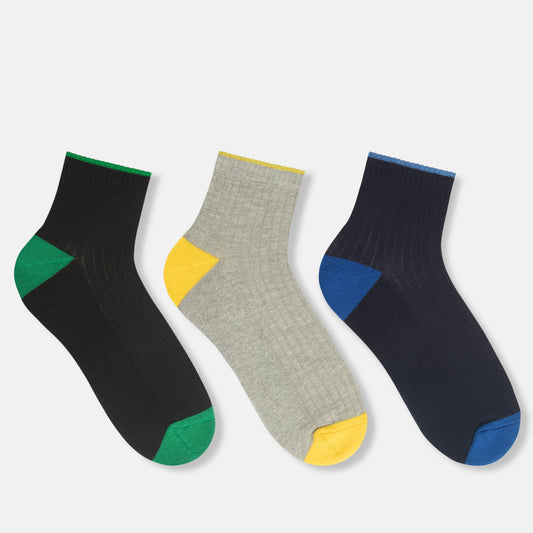 Men’s Half Cushioned High Ankle Socks