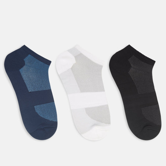 Men’s Atheletic Themed Cushioned High Ankle Socks