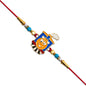 Kids Cartoon Train Rakhi With Colorful Beads