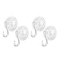 Plastic Suction Cup Hooks (10 Pcs Set)