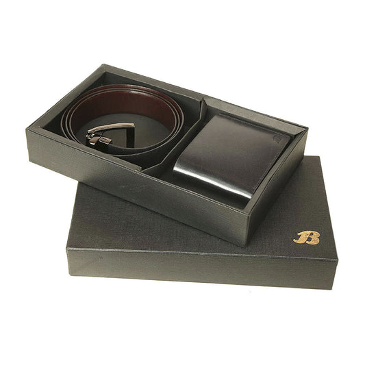 BATA LEATHER BELT WALLET COMBO (BLACK) 934 6001