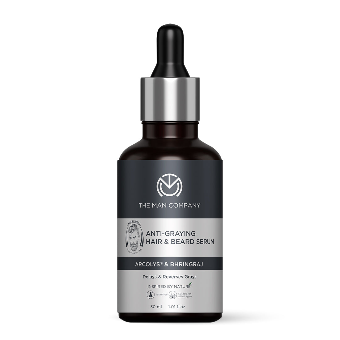 Anti-Graying Hair & Beard Serum | Arcolys & Bhringraj