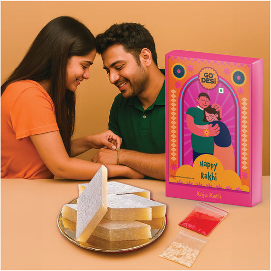Kaju Katli & Rakhi Gift Hamper