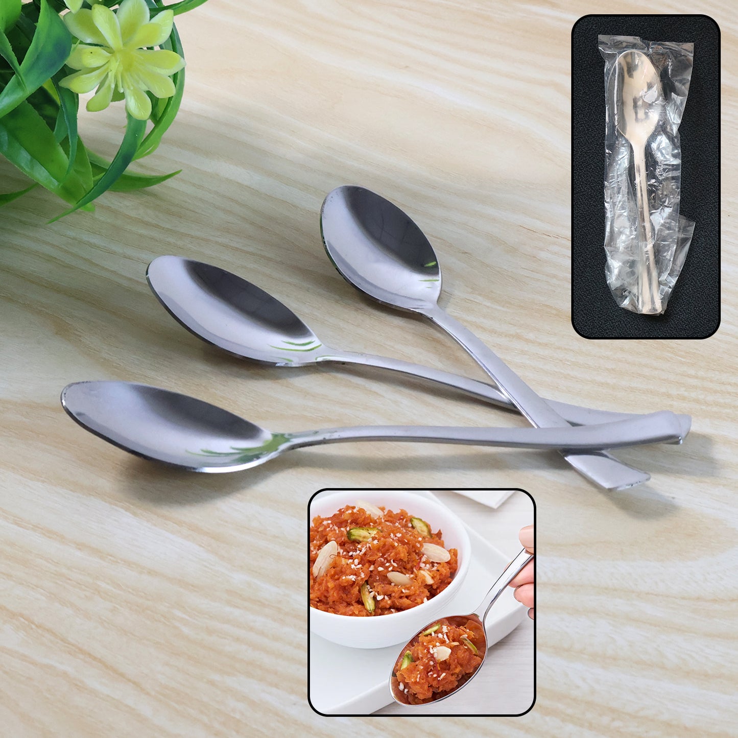 Everyday Dining Spoons - (3 Pc  Set)