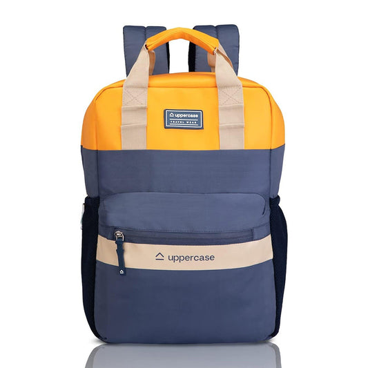 Uppercase Vegan 17L Leather Laptop Backpack 7A Blue (2300EBP1BLU)