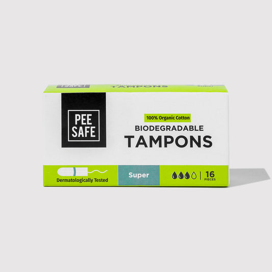 Biodegradable Tampons- Super (16 Tampons) -BYOC