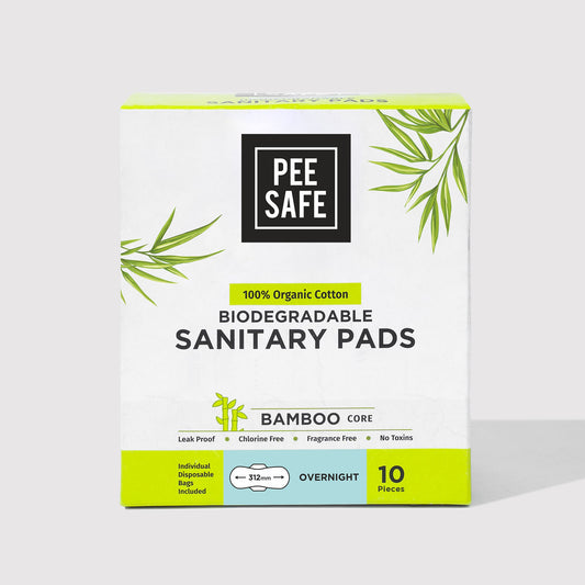 Biodegradable Sanitary Pads - Overnight (Pack of 10)