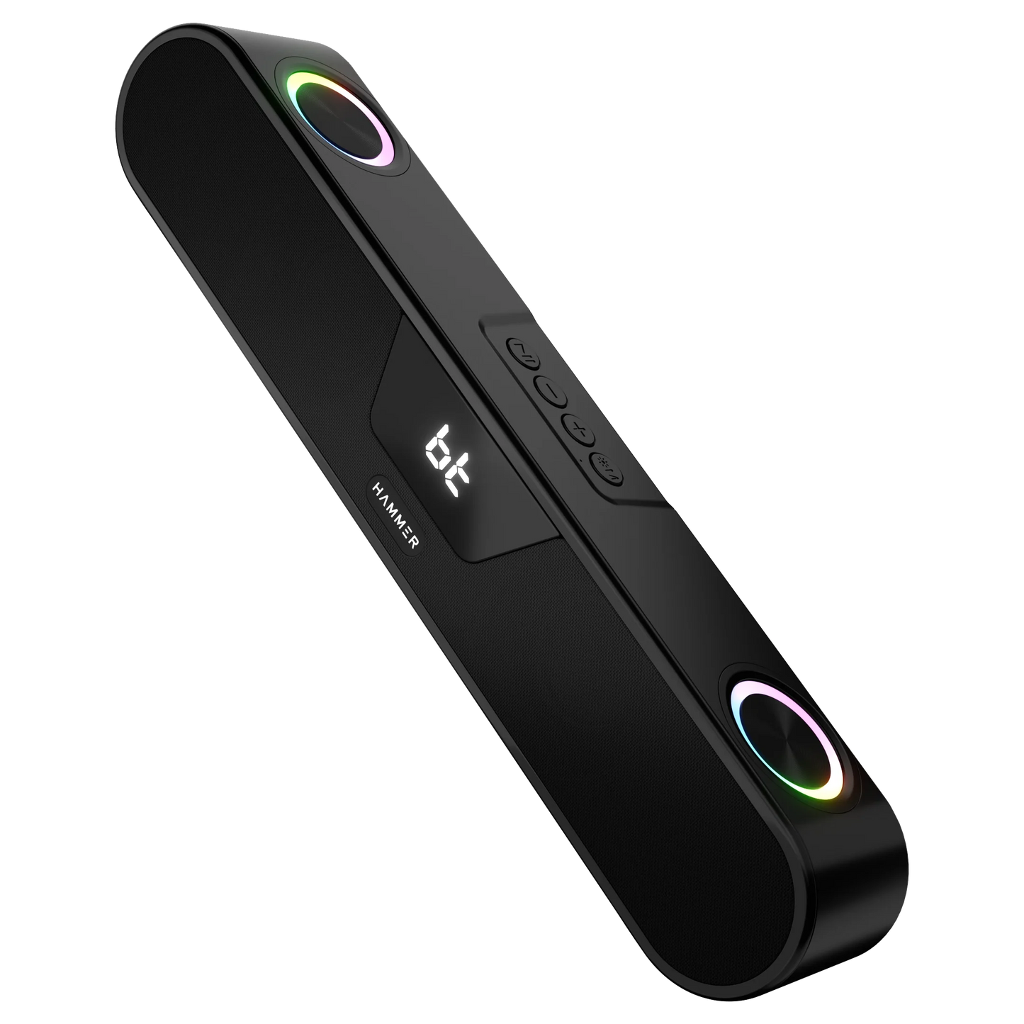 Hammer BeatBox 24W Output Bluetooth Soundbar With RGB Lights and Upto 8 Hours Playtime