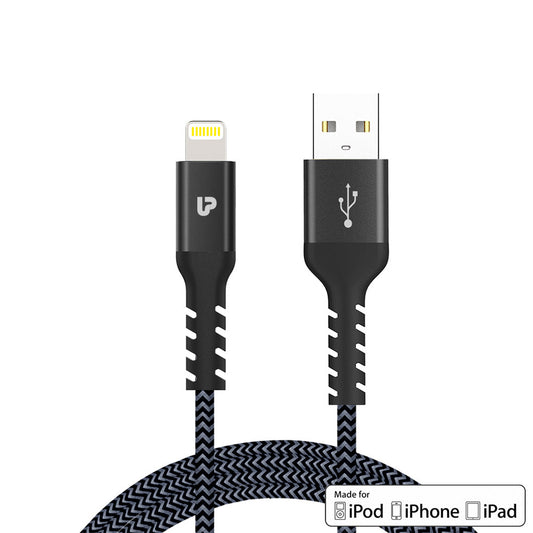 NyloKev+ MFI Lightning Cable 2.0m UL1008GRY-0200
