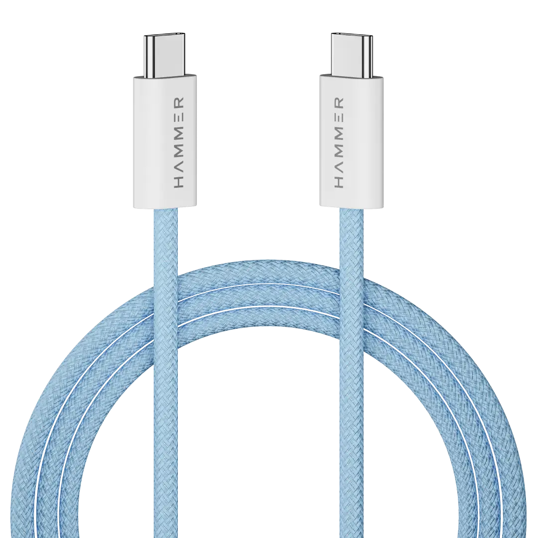 Hammer 65W Type C - Type C Fast Charging Tangle Free Wire