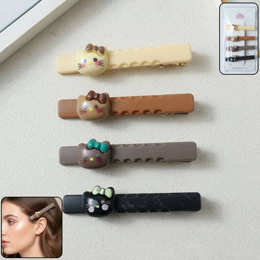 Cartoon Cat Hair Clips