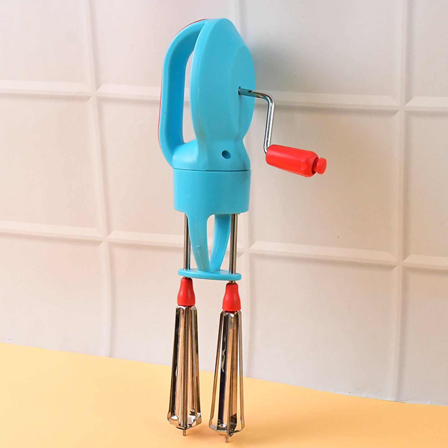 Supermom High-speed Manual Hand Beater With Dual Stainless Steel Whisks (1 Pc)