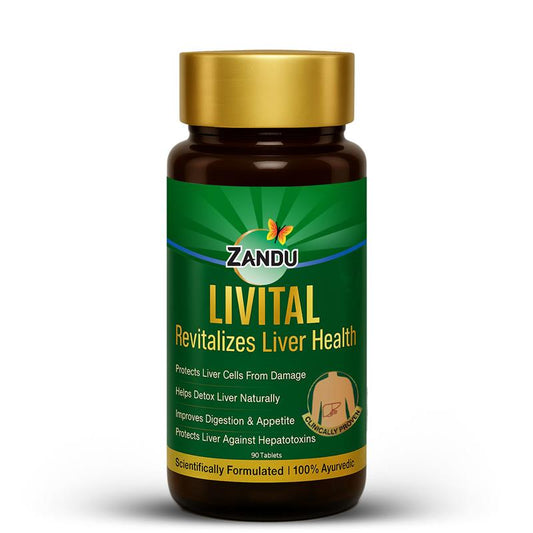 Zandu Livital Liver Detox Tablet | Clinically Proven for Liver Detox in just 2 Months