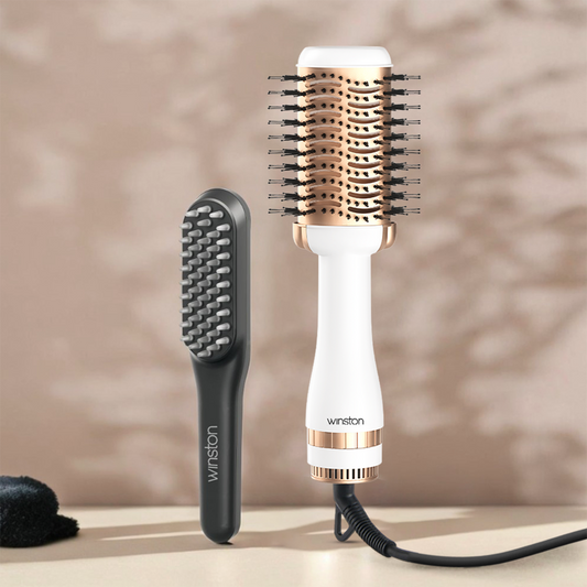 LED Comb & Blow Brush Combo