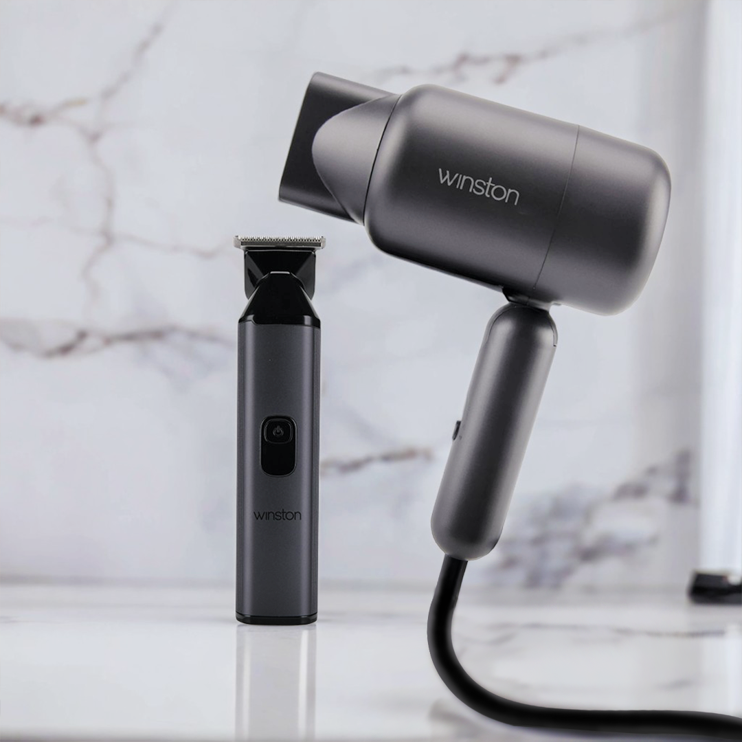 Hair Dryer 1400W & Groom 360 Combo