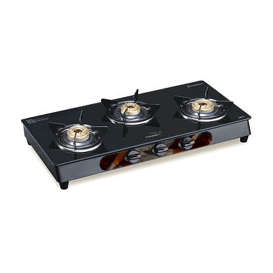 V GUARD VGM 3C (STURDEE) 3 BURNER GLASS TOP GAS STOVE