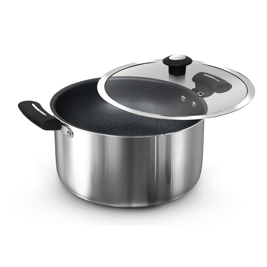 Impex SS Non-stick Sauce Pan 20 cm Shine (SSP 20)