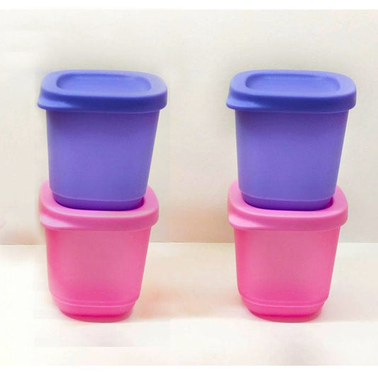 Tupperware Cubix Mini Square 110 Ml (4 Pcs Set)