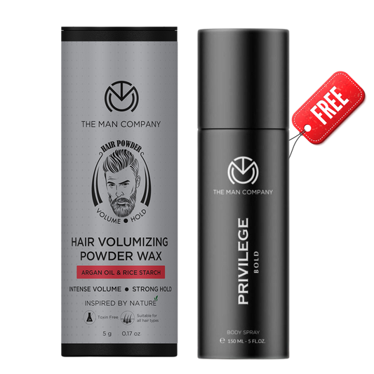 Hair Volumizing Powder Wax | Argan Oil & Rice Starch