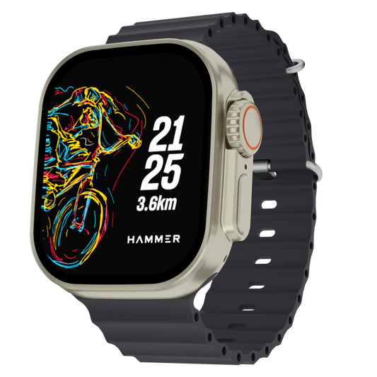 Hammer Active 2.0 Plus Bluetooth Calling Smartwatch with Gesture Control