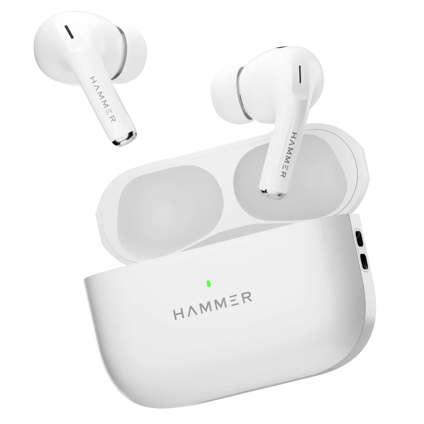 Hammer Aero max ANC & ENC In-ear Bluetooth Earbuds with slide and touch controls.