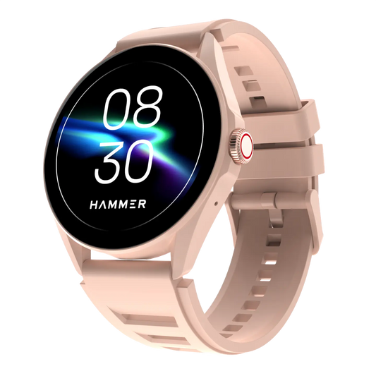 Hammer Cyclone Round dial smart watch with 1.39 inches Big Display & Bluetooth Calling