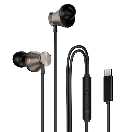 Hammer Nova Universal Type-C Earphones with Metallic Built Earbuds, Powerful Bass & Lightweight