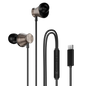 Hammer Nova Universal Type-C Earphones with Metallic Built Earbuds, Powerful Bass & Lightweight
